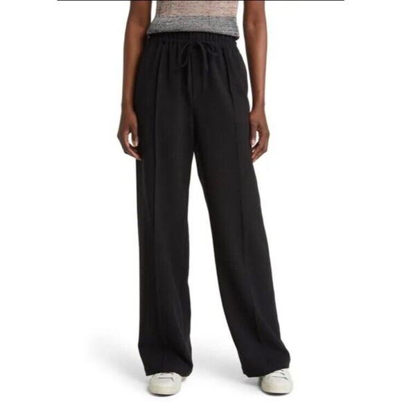 NORDSTROM PONTE CREPE ELASTIC WAIST PANTS $99 NWT - Picture 2 of 2